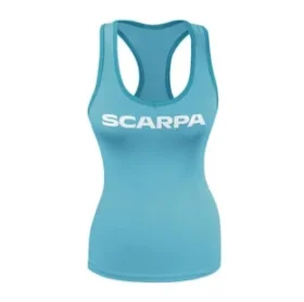Canotta con logo da donna